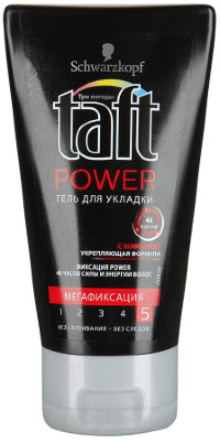 Тафт гель №5 POW с коф.мегафик.черн