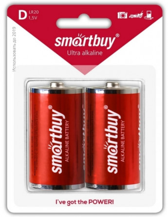 Эл-т питания Smartbuy LR20 BL2