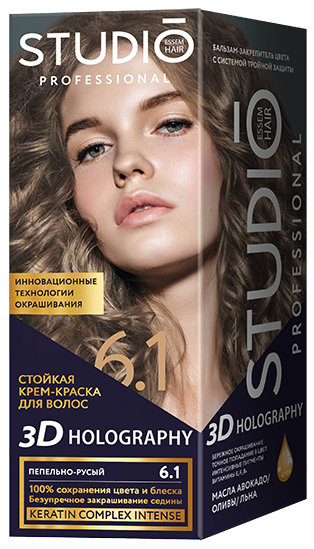 Краска Студио 6.1 пепельно-русый