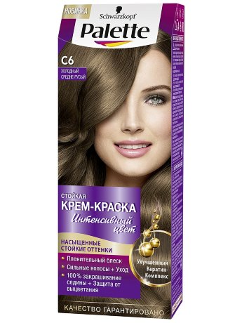 Palette С6 Холодный средне-русый