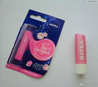 Nivea бальзам д/губ сиян.жемчуг.роз
