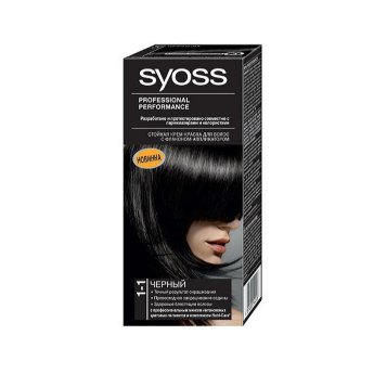 Краска syoss color 1-1 черный
