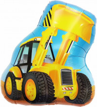 Х347 Шар фольга Экскаватор 54/66см
