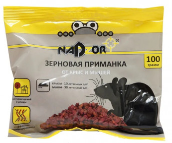 Зерн.приманка мыш/крыс NADZOR 100гр