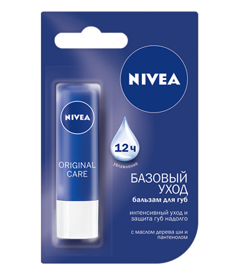 Nivea бальзам д/губ базовый уход