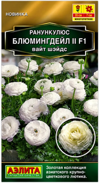 Ранункулюс Блюмингдейл Вайт Шейдс