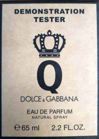Тестер D&G Q Eau de Parfum 65мл жен