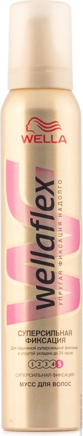 Wella пена №5 супер.сильн.фиксац200