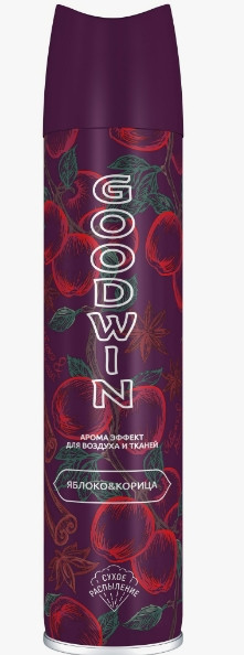 Освежитель 330мл Ябл+Корица GOODWIN