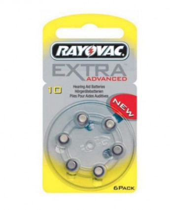 Батар.д/слух.RAYOVAC 10(PR70)105mAh