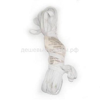 Резинка БЕЛАЯ узкая Беларусь 10 шт.